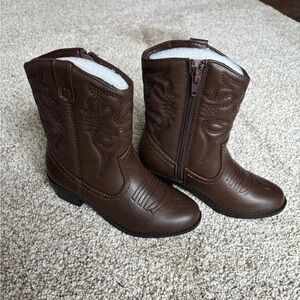 Brown Western Style Boots